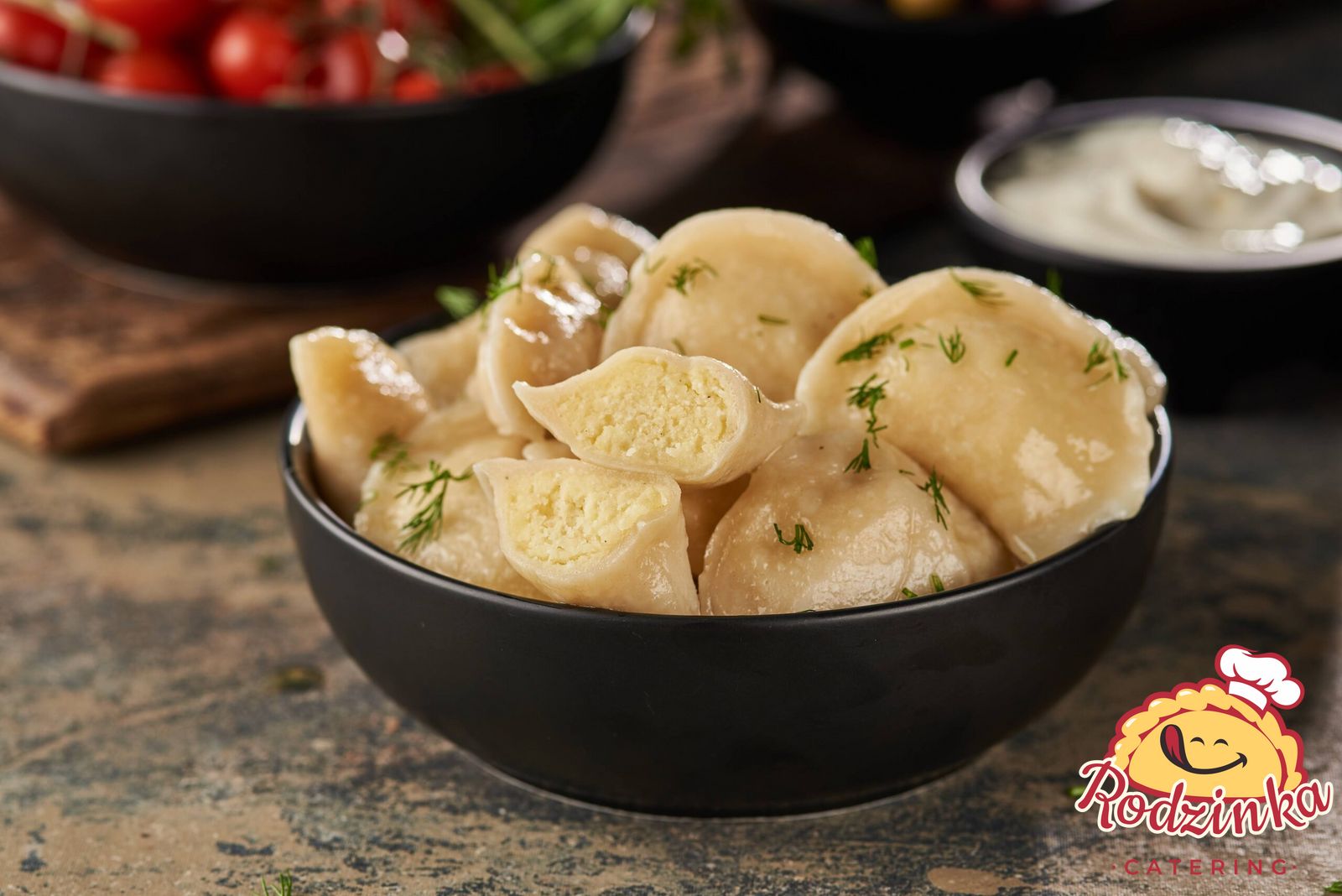 Pierogi z ziemniakami i twarogiem mrożone, 1kg